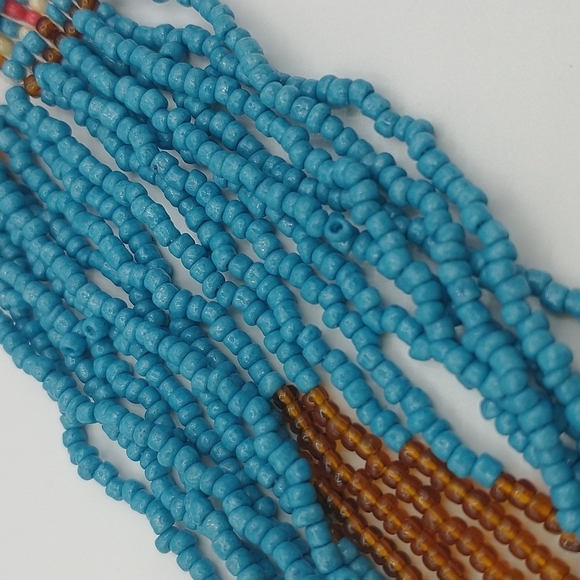 Long Southwest Vistas Beadwork Necklace - Picture 5 of 7